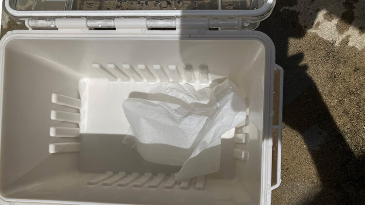 BM-185の防水テスト結果